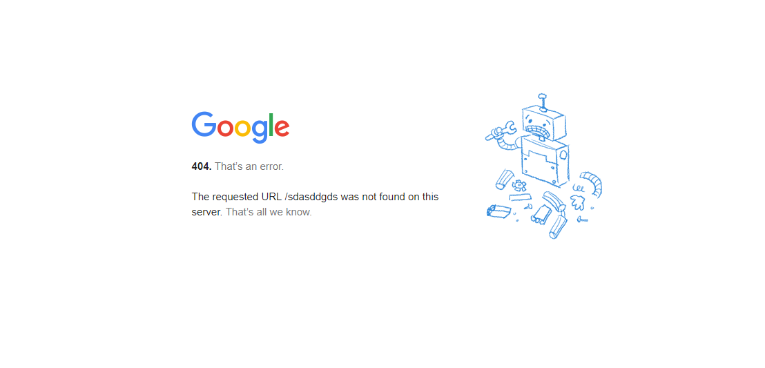 Google 404